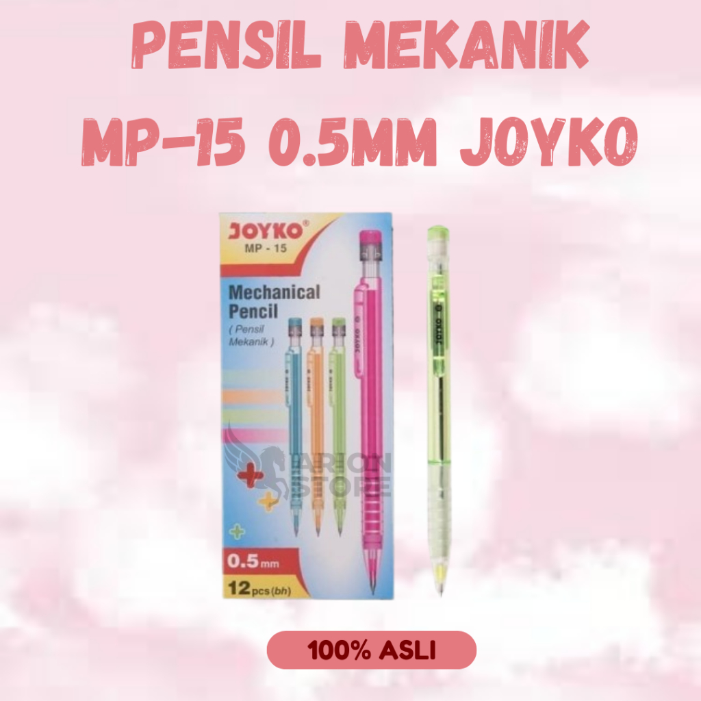 

[ARION STORE] Pensil Mekanik 0.5mm MP-15 Joyko / Pensil Mechanical Joyko [PCS]