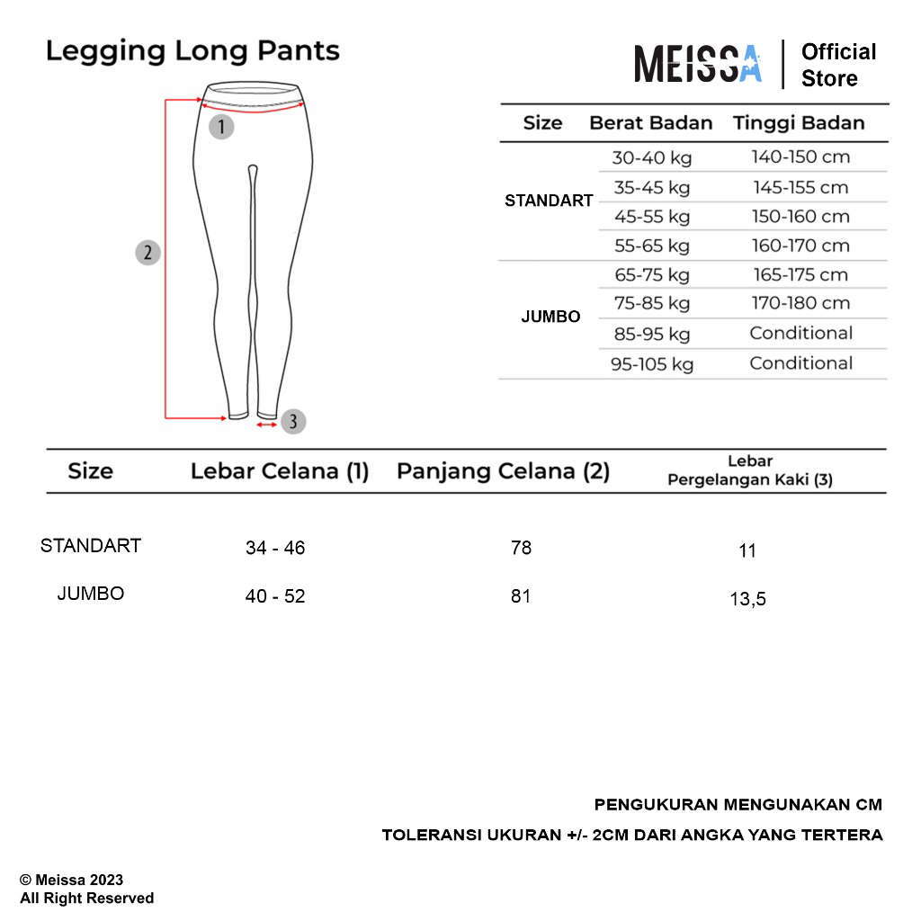 Legging Panjang Spandek Premium Lejing Legging Olahraga Senam Legging Std &amp; Jumbo  Tebal Meral Elastis