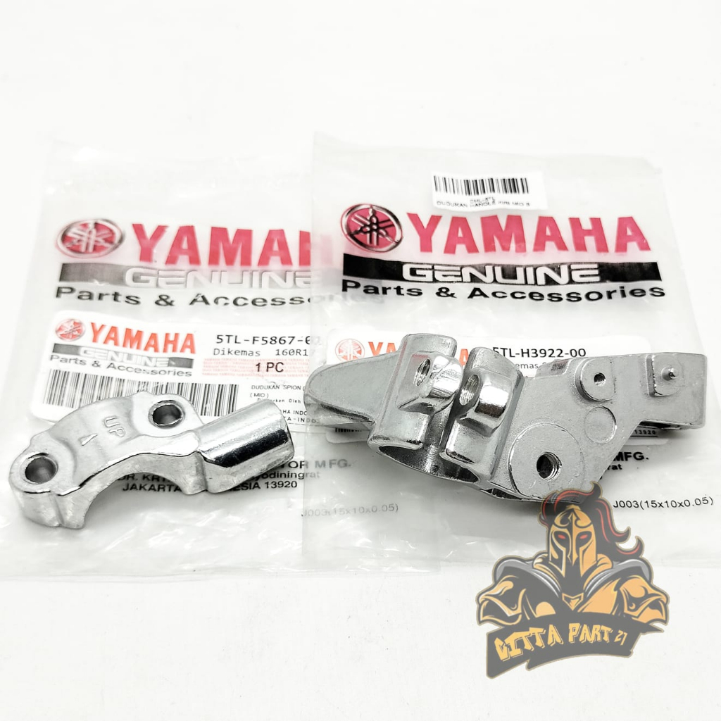 HOLDER DUDUKAN SPION SET KANAN KIRI YAMAHA 5TL KUALITAS ASLI ORIGINAL YAMAHA YGP PRESISI BAHAN BERKUALITAS TIDAK MUDAH PATAH DAN AWET JUPITER Z JUPITER MX JUPITER MX 135 VEGA R NEW VEGA ZR MIO MIO J MIO M3 XEON XEOPN RC SOUL GT DAN LAIN LAIN