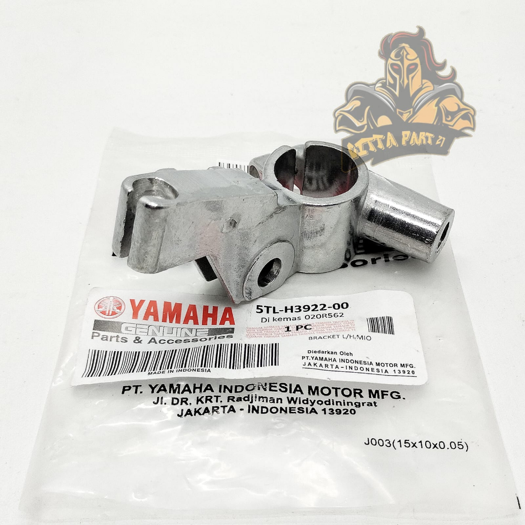 HOLDER DUDUKAN HANDLE SPION KIRI YAMAHA YGP 5TL KUALITAS ASLI ORIGINAL YAMAHA YGP PRESISI BAHAN BERKUALITAS DAN AWET MIO KARBU MIO SPORTY SMILE M3 MIO J MIO S MIO S XEON SOUL GT JUPITER Z JUPITER MX VEGA R NEW VEGA ZR DAN LAIN LAIN