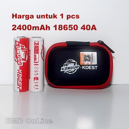 BATERAI MERK KDEST KDEST -2400 MAH (MERAH PUTIH)
