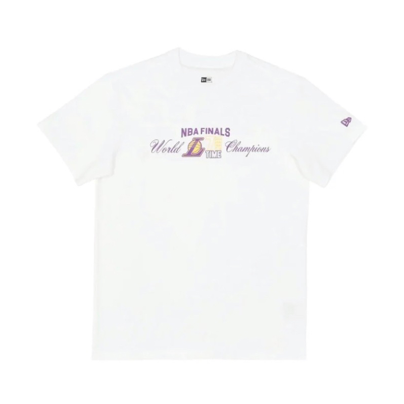 t shirt newera original ss tee nba champ loslak lakers white