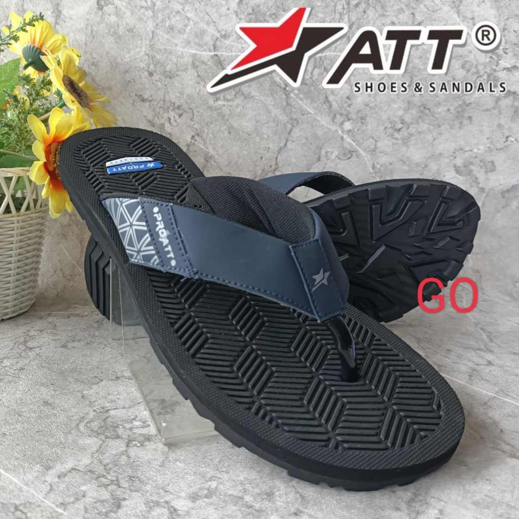 gos PRO ATT CALVIN | WM12 Sandal Jepit Pria Terbaru Ringan Kuat Kekinian