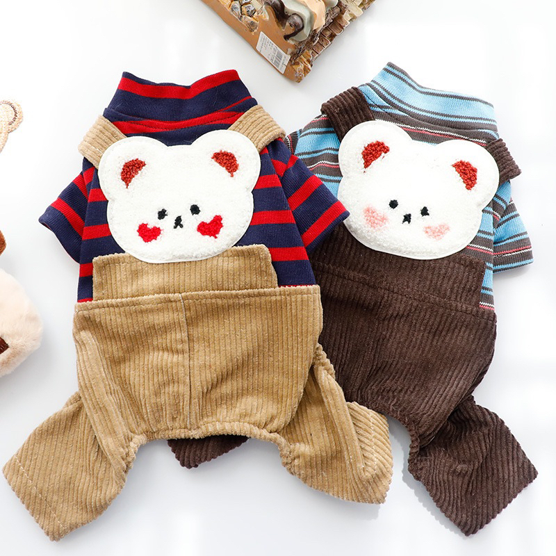 Mongi bear stripe korea jumper