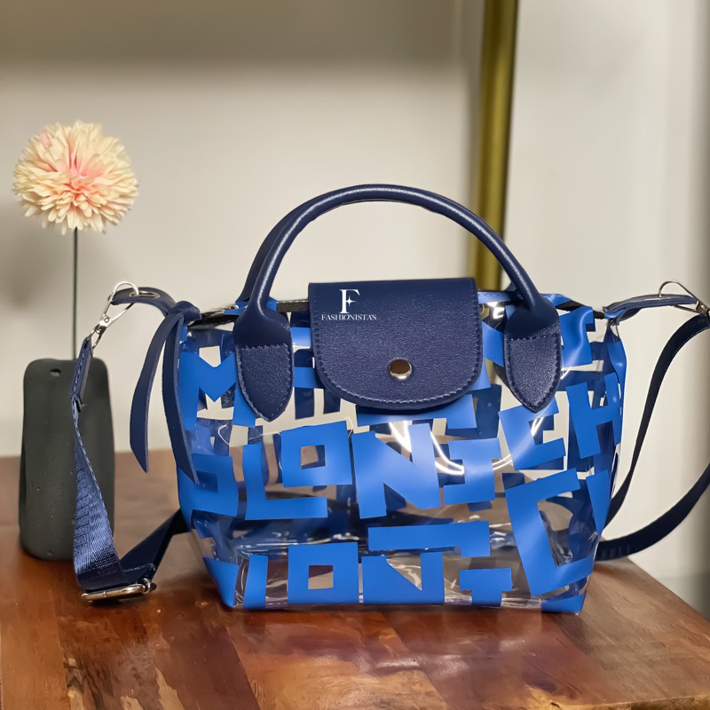 Longchamp Le Pliage Bag Transparent (Small) - Tas Wanita Selempang - Fashionistas
