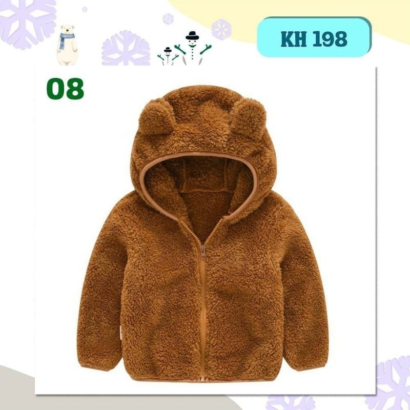 Jaket bulu kh198 - jaket anak