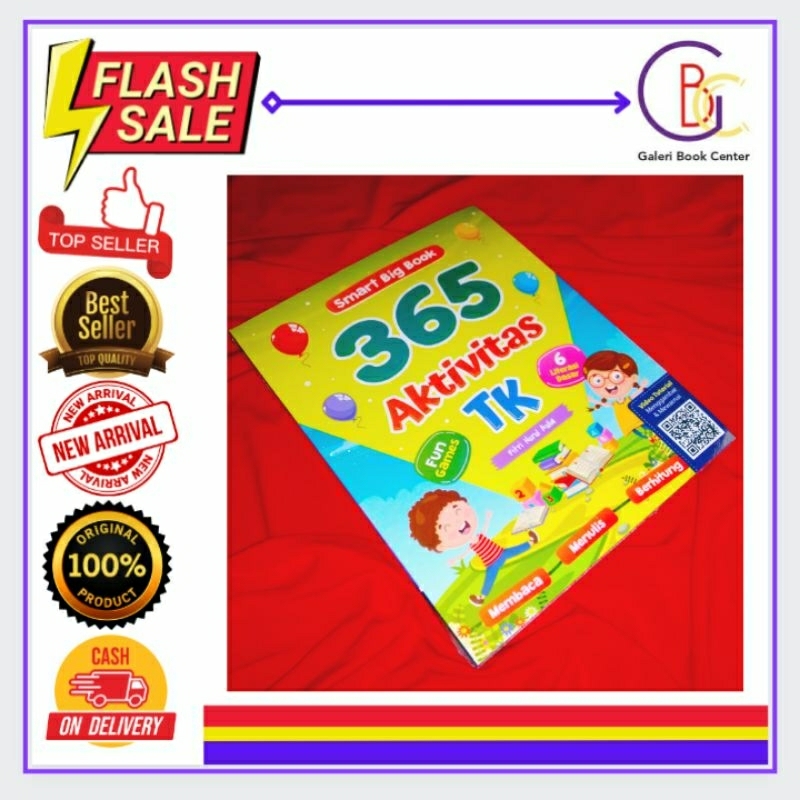 (Flash Sale) SMART BIG BOOK 365 AKTIVITAS TK - FITRI NURUL AULIA - BUKU ORIGINAL