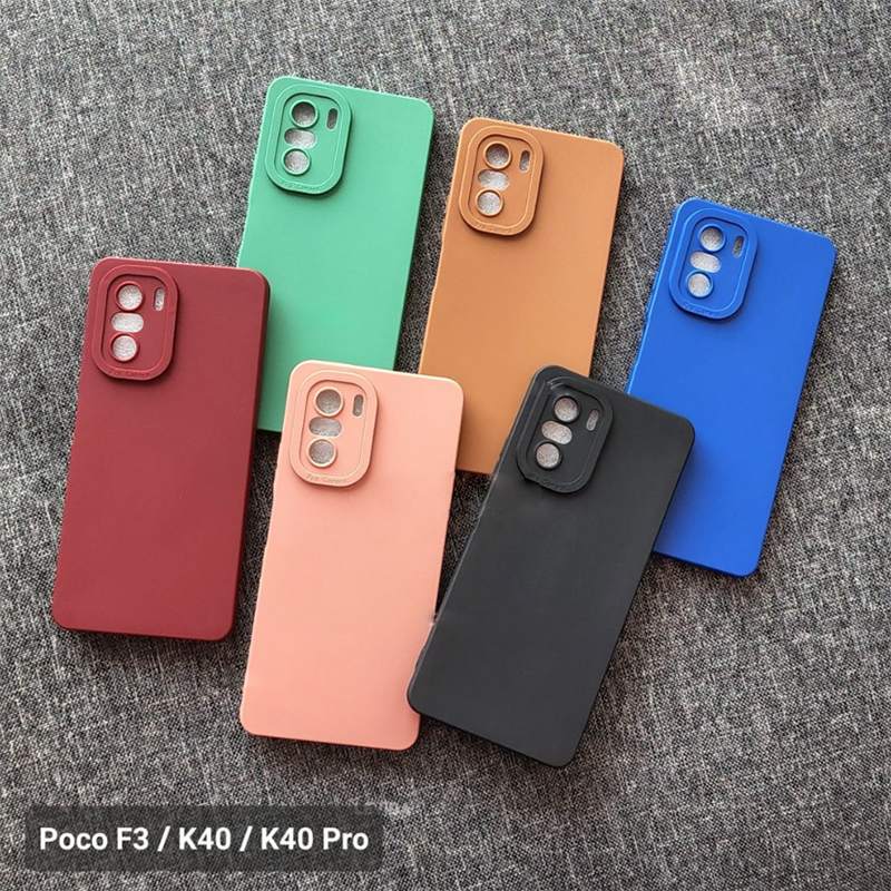 SILIKON CAIR ASLI RESMI CASE XIAOMI REDMI 10C 10 POWER 5 PLUS K40S K40 Note 5 7 PRO COVER TAHAN GUNCANGAN SOFTCASE CASING