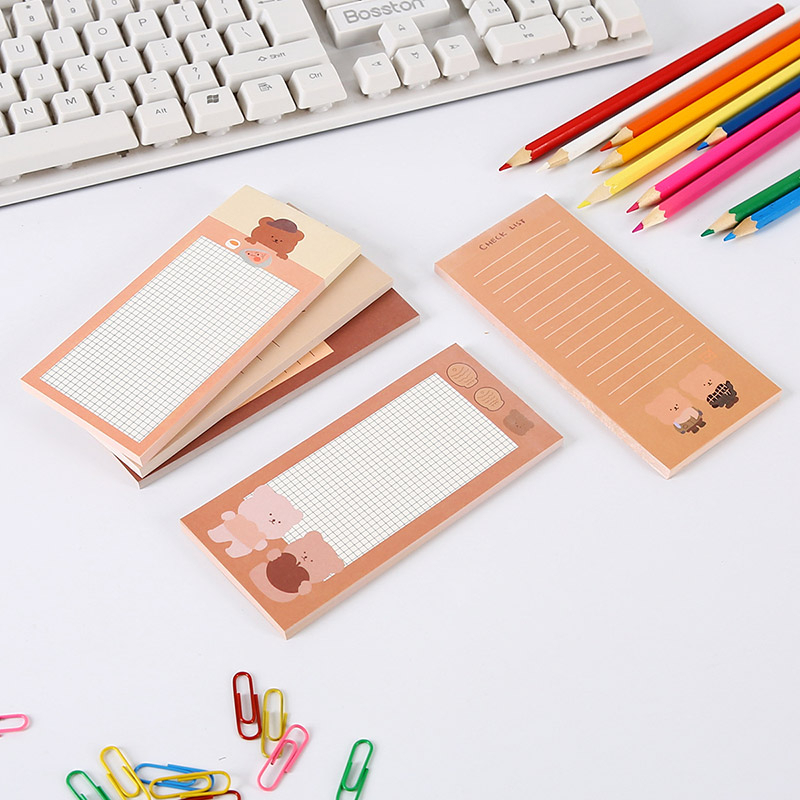 

Chocolate Bear Day Planning Memopad