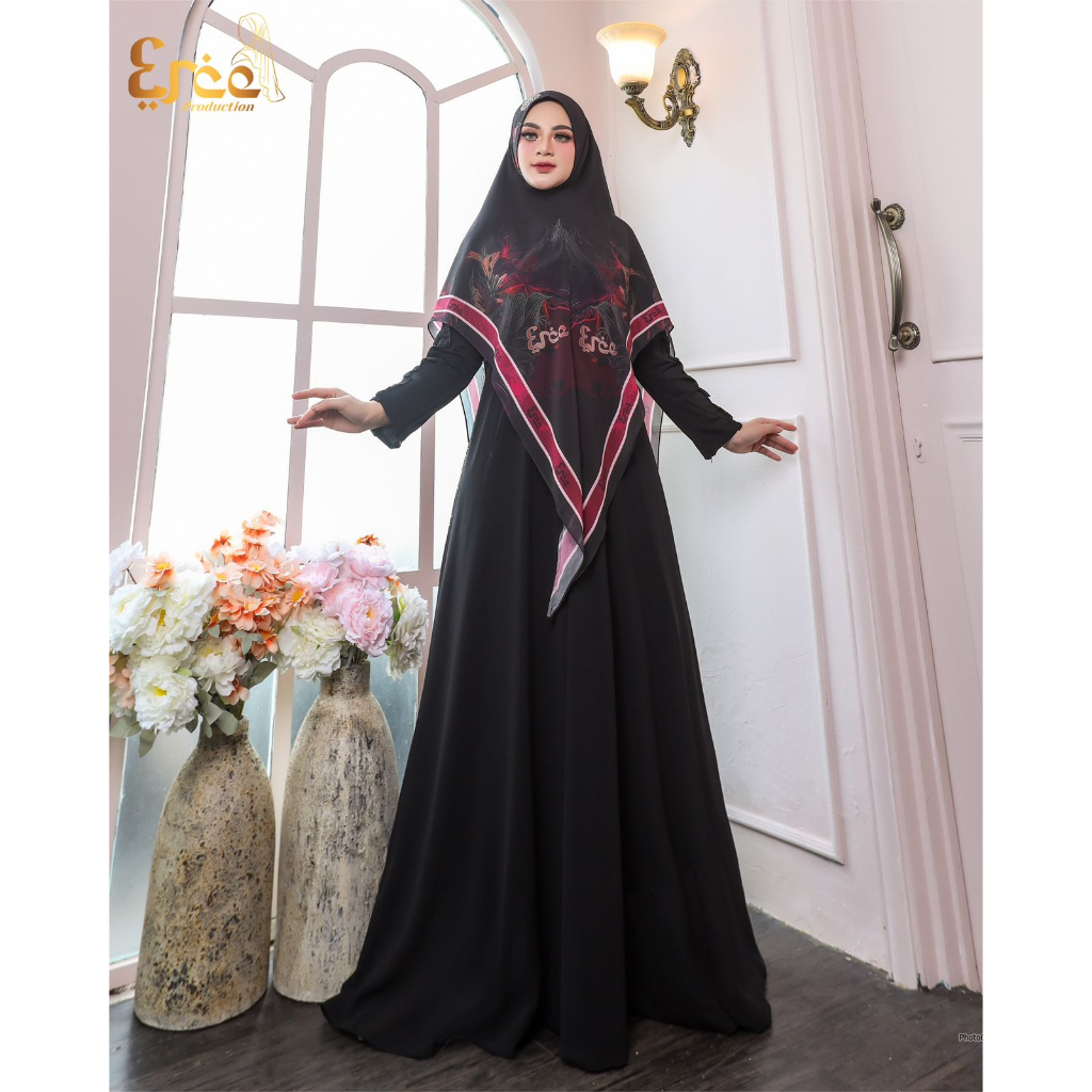 Ganis Serie By Erce ORI Hijab Gamis Syari Kekinian BestSeller Terlaris Termurah Original Syari