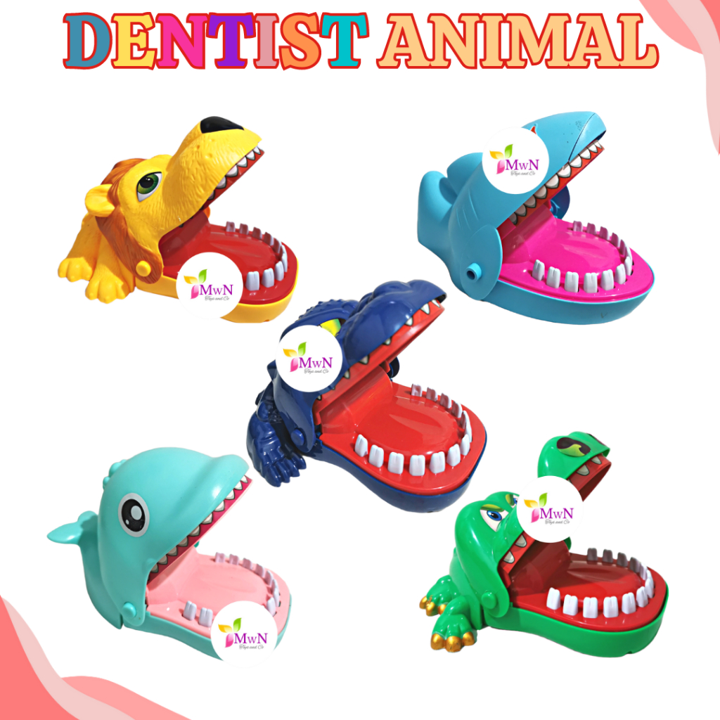 MWN CROCODILE DENTIST GAME / MAINAN GIGI HIU SINGA BUAYA