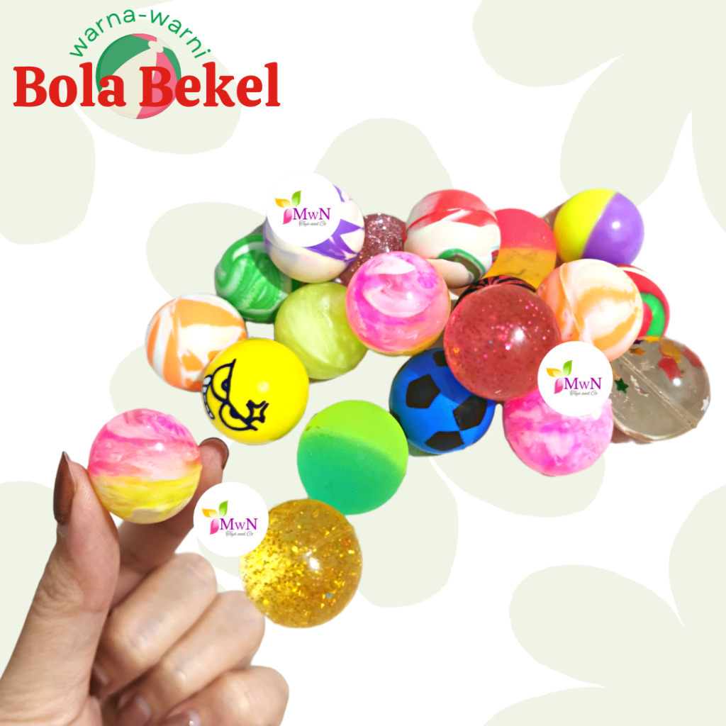 MWN Mainan Anak Bola Bekel diameter 2.3 cm