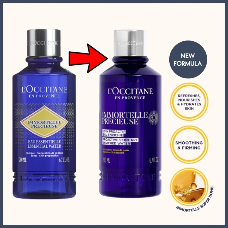 [ New Formula ] Loccitane Immortelle Precious Essential Water 200ml / Toner