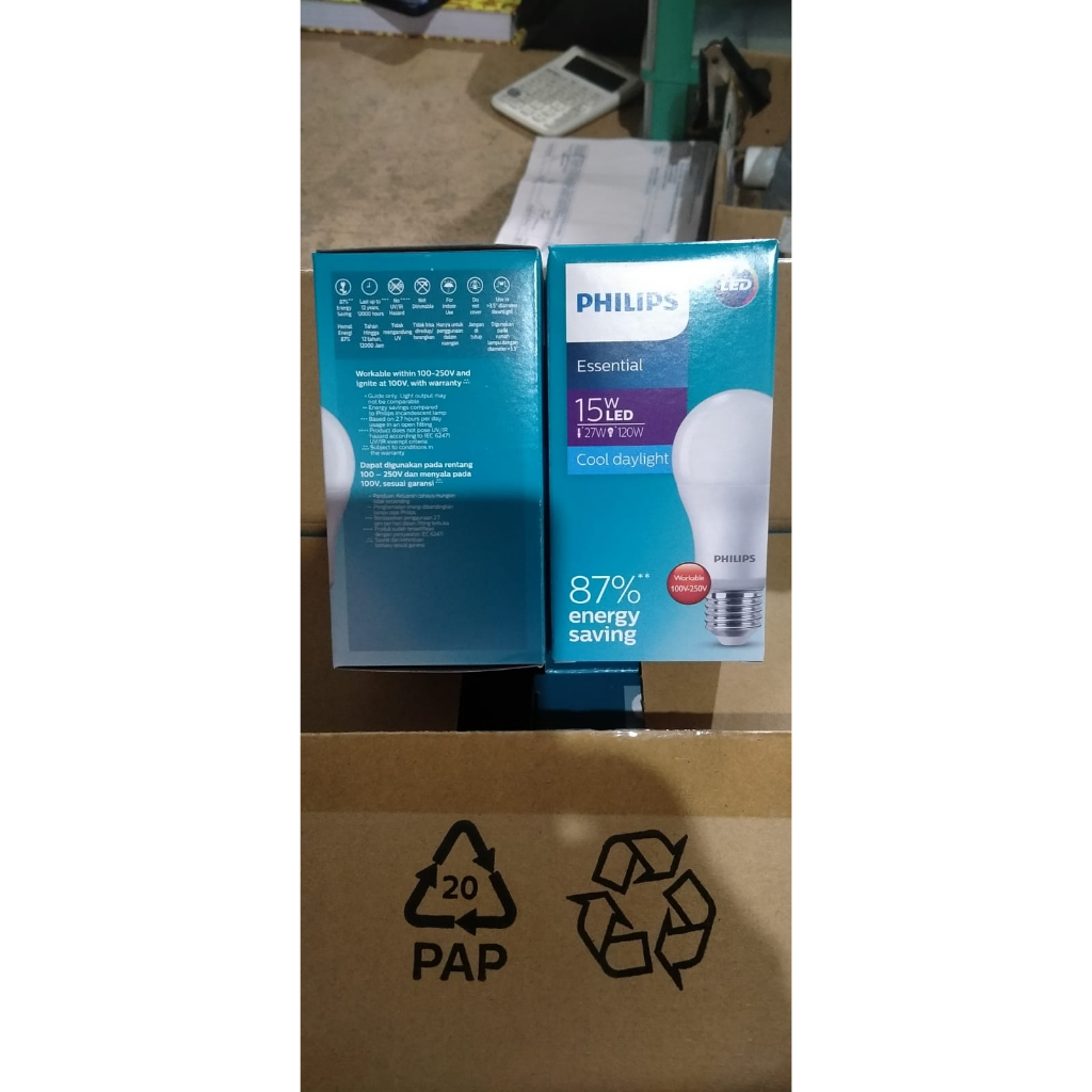 Lampu Philips LED Essential 15w 15 watt