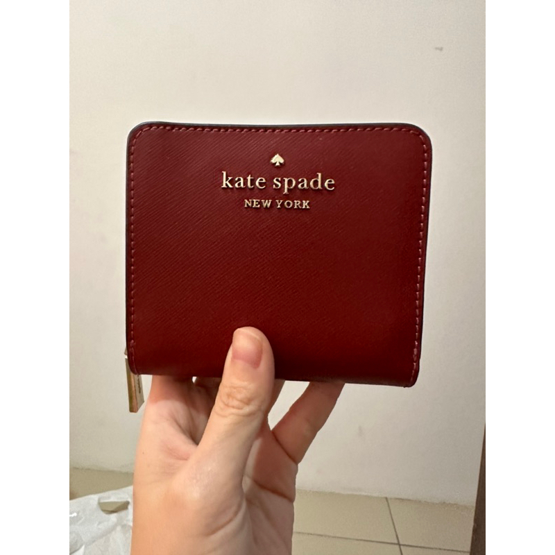Kate Spade Wallet Staci Saffiano leather small