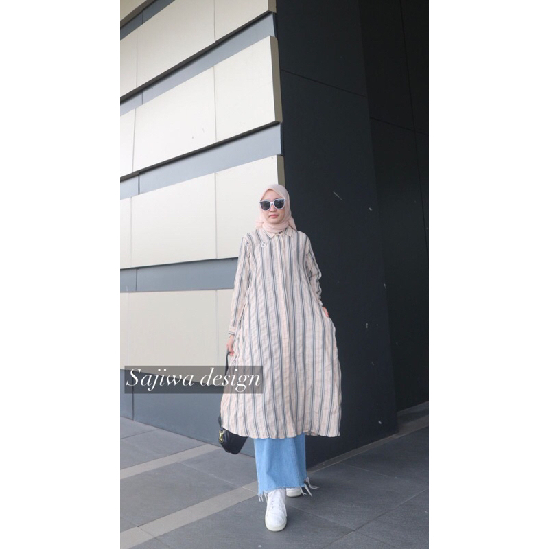 Pakaian Wanita Velicia Tunik By Sajiwa Design