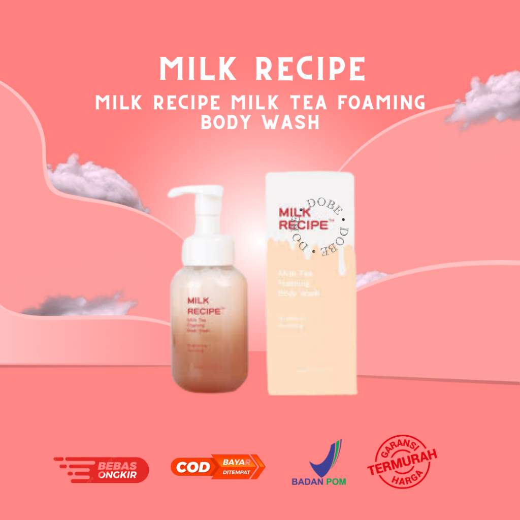 MILK RECIPE Milk Tea Foaming Body Wash