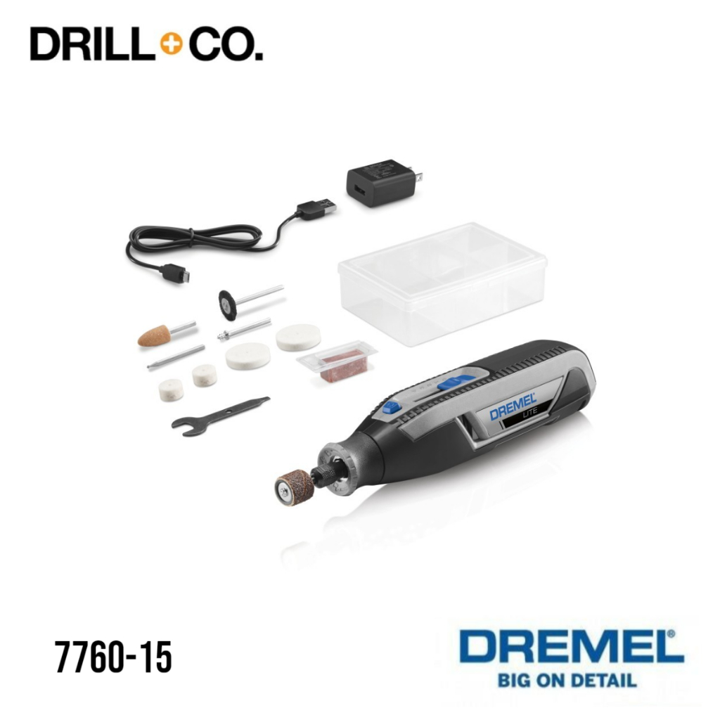 DREMEL 7760-15 Cordless Rotary Tool Set / 7760 Mesin Rotari Nirkabel