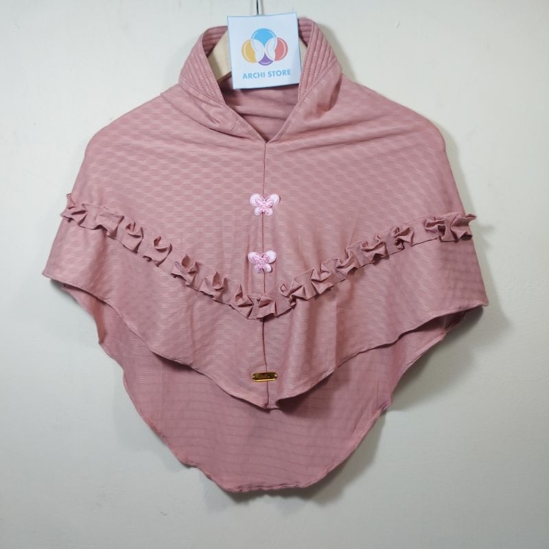 Jilbab Anak Bergo Plisket Kerudung Instan anak SD