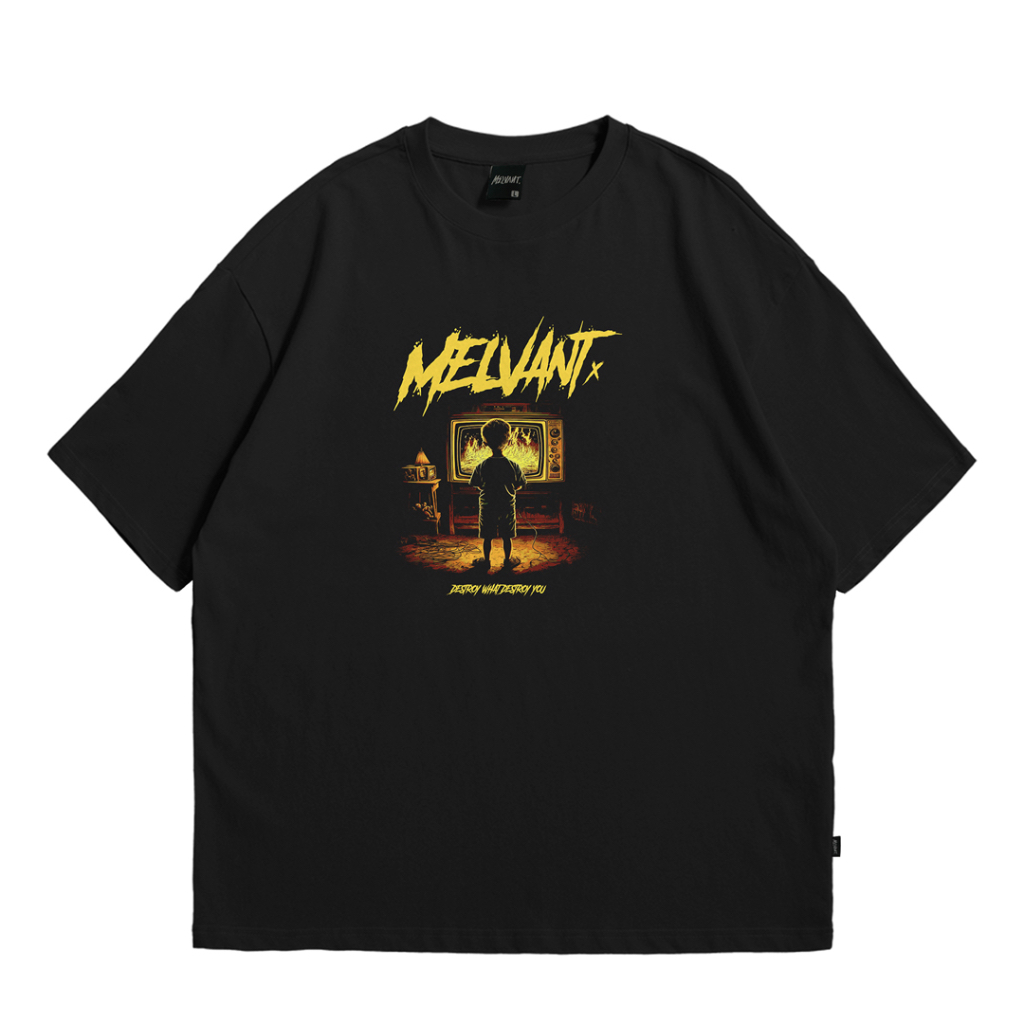 MTS EVIA BLACK - MELVANT TSHIRT