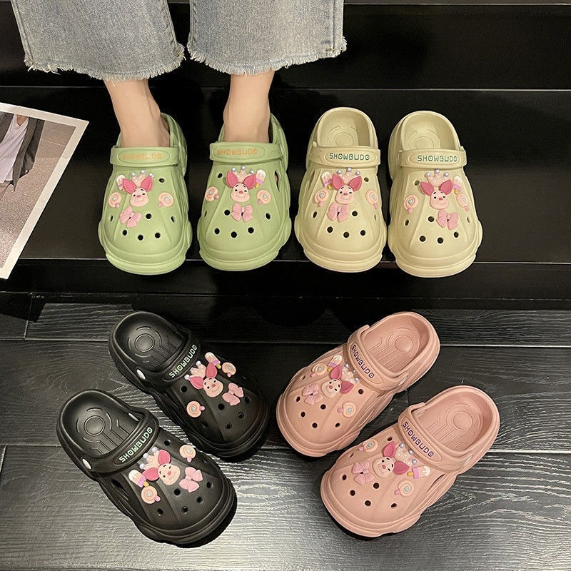 Minipetite SD2211 Sendal Clog Wanita Import Sandal Bapao Pigglet Buzz Toy Bear Bae Clog Jibblitz Bkk Sendal DIY Jiblitz Perempuan