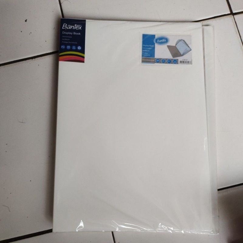 

( PER PCS ) DISPLAY BOOK FOLIO 40 LBR / BANTEX 3185 PUTIH