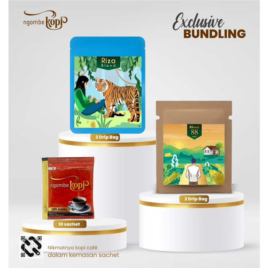 

Kopi Arabika 100% Ngombe Kopi Exclusive Bundling