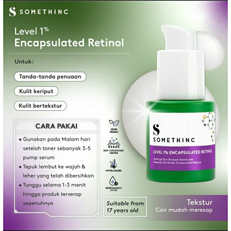 SOMETHINC Level 1% Retinol serum