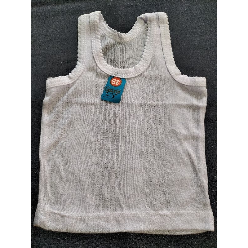 singlet anak warna putih,kaos dalam anak