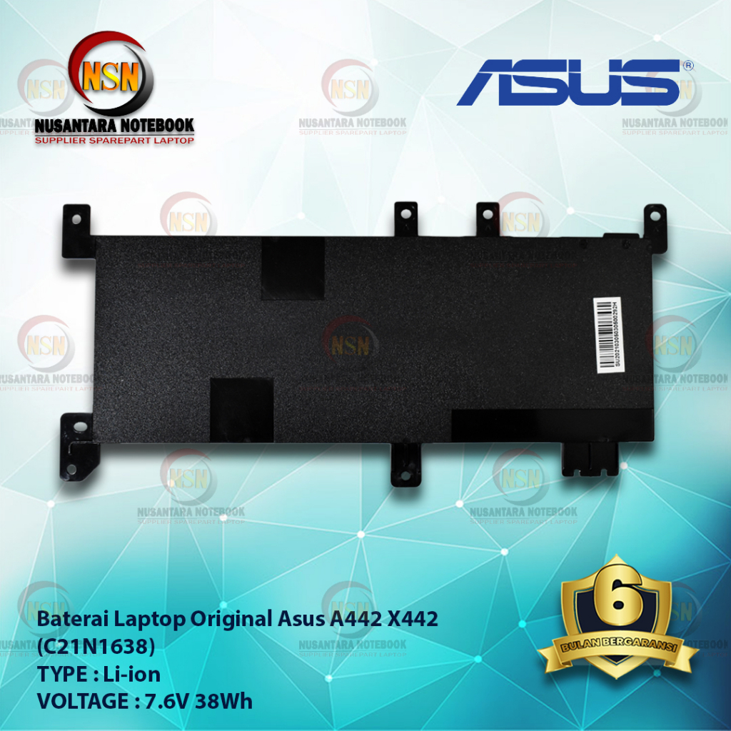 Baterai Asus Original Battery A442 X442 C21N1638