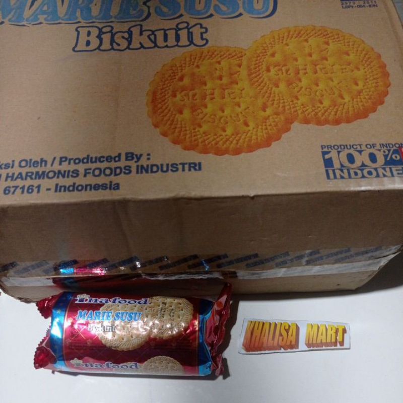 Inafood Marie Susu Biskuit | 1 DOS ISI 20