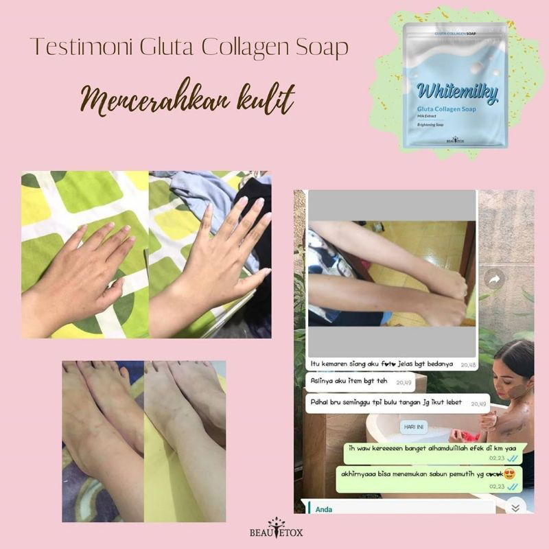 ✿ELYSABETHME✿ gluta collagen sabun by beautetox face soap pemutih kulit instan thailand super