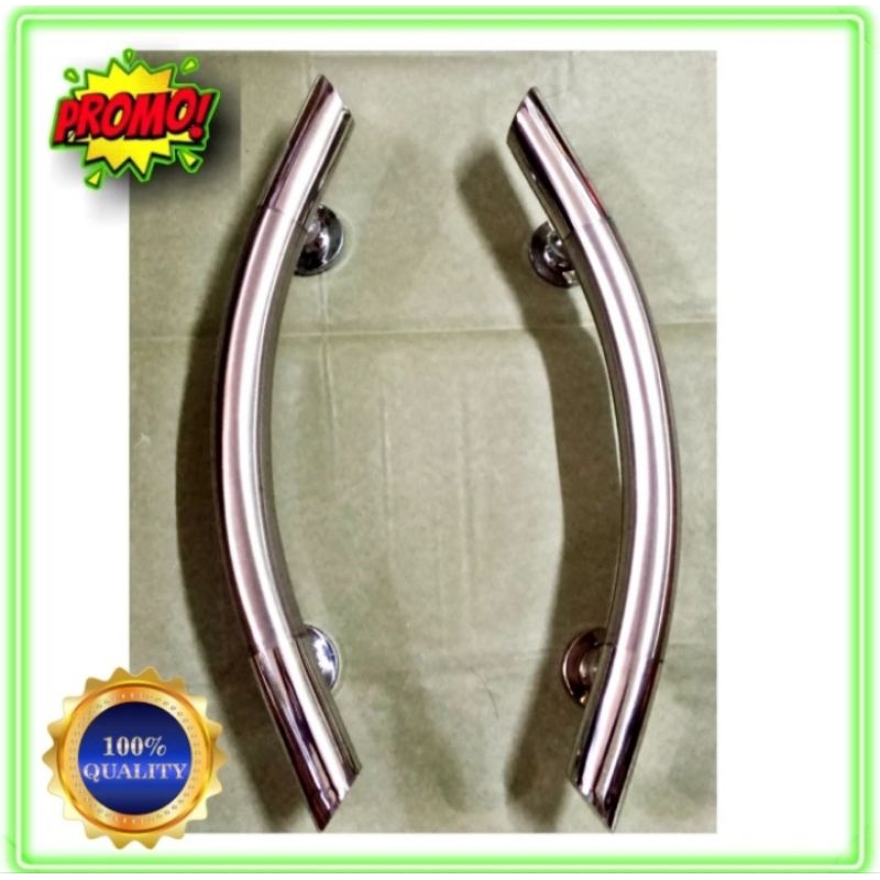 Pull Handle Pintu Stainles 30 cm Model Sabit CD / Gagang Pintu 30 cm