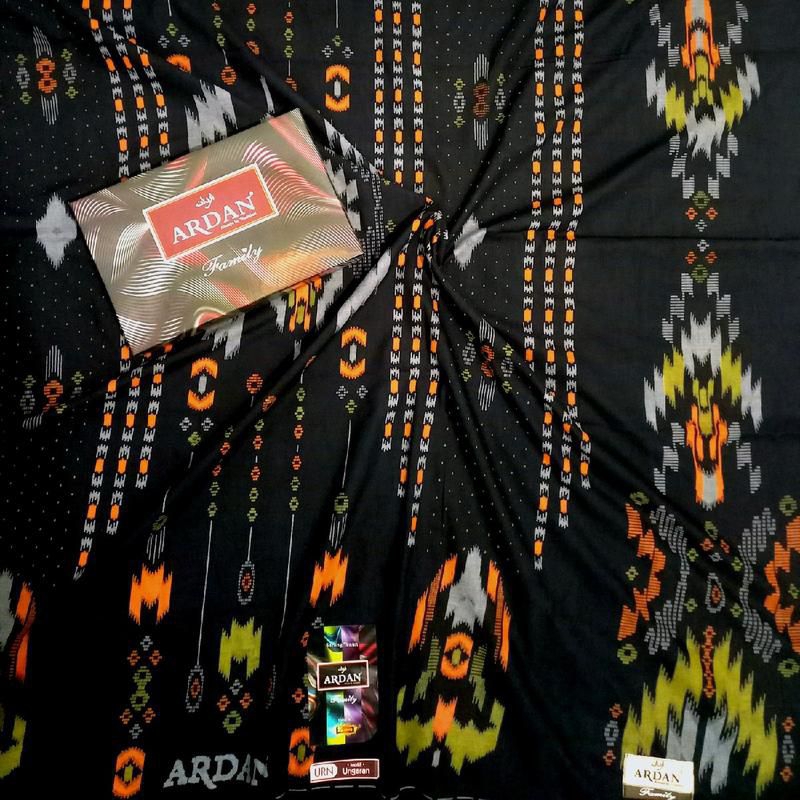 Sarung Ardan  Hitam Polos Ardan Family Ukuran Sarung Dewasa