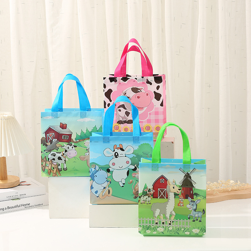 PAOPAO Goodie Bag The Kuda Dino Musim Summer Flower Tas Kado Kantong Belanja Cute
