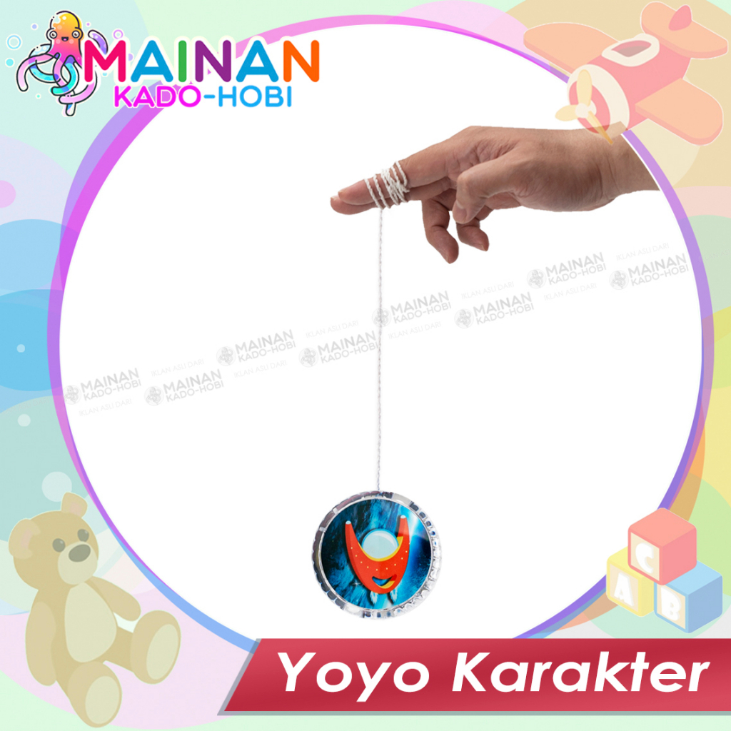 MAINAN ANAK YOYO LAMPU KARAKTER SPACE TRAVEL UFO