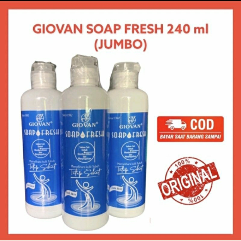 Giovan Sabun Bayi 240ml / Giovan Soap Fresh 240 ml