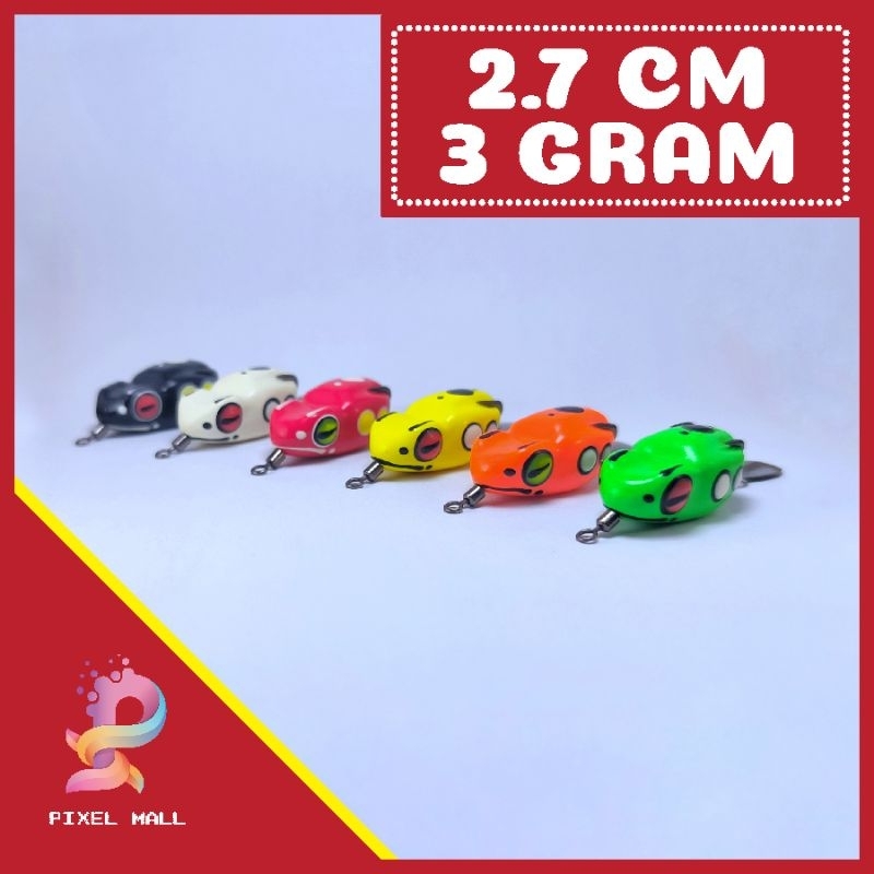 Soft Frog Mini 2.7 Cm - Umpan Casting Kodok Karet