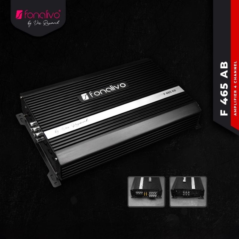 Power Amp 4Ch Fonalivo F 465 AB / F 465AB (by Vox Research)