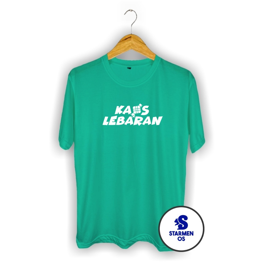 Kaos Distro Pria T-Shirt Motif Kata Kata KAOS LEBARAN 2023