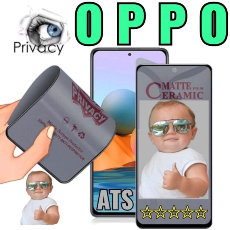 Tg Anti-Spy Anti Gores Spy Privasi Ceramic Matte Spy Privacy Oppo ALL TYPE Oppo Anti-Spy oppo , TG anti gores ceramic matte privacy anti spy Oppo NEW UPDATE , OPPO NEW UPDATE , Temper Anti Gores Anti SPY matte Privacy Ceramic Film For Oppo All Tipe