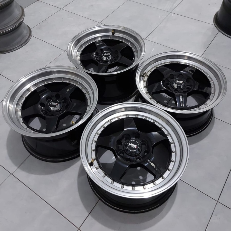 Velg Mobil Bekas Ring 15 TERARA HSR R15 Lebar 7-8 Lubang 4 ET 35-25