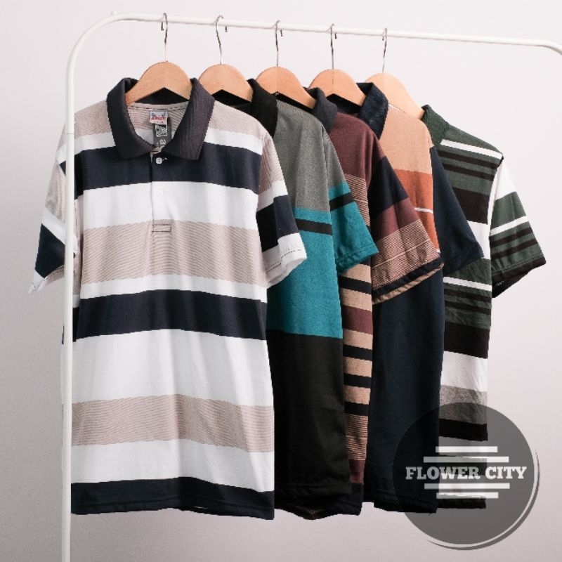 KAOS POLO SHIRT SALUR DEWASA KERAH, KAOS SALUR, KAOS KERAH KAOS WANGKI, KAOS PRIA.