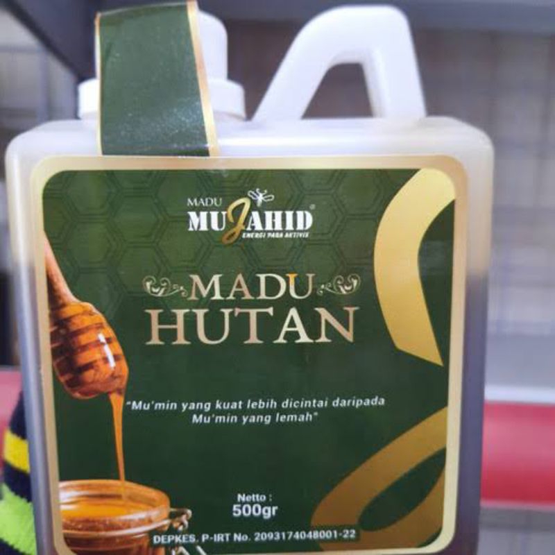 

Nafariz724 Madu Kalimantan Madu Hutan Mujahid Kalimantan 500 Gram [Kemasan Hijau] Original
