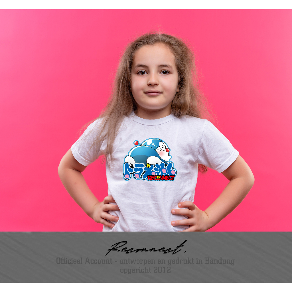 Reconnect Kaos Anime Doraemon Stand by Me - Gratis Tambah Nama - Unisex Anak / Dewasa