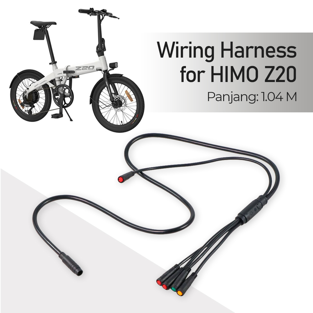 HIMO Spare Part Kabel Bodi Main Harness Wiring Wire 1.04M for HIMO Z20 - Black
