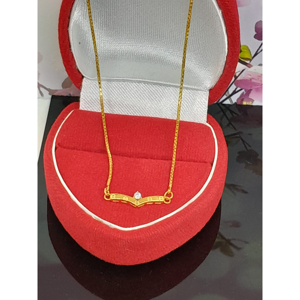 Kalung Anak Emas Asli Kadar 375 Kalung Mahkota Anak Serut Bisa Dipanjang Pendekkan Sesuai Keiinginan