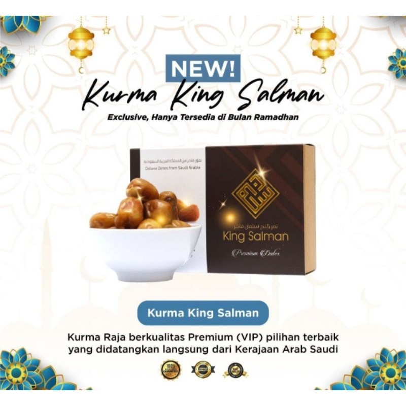 

Kurma King Salman/Kurma Raja/Kurma Premium/Kurma Asli Arab/Kurma Terbaik