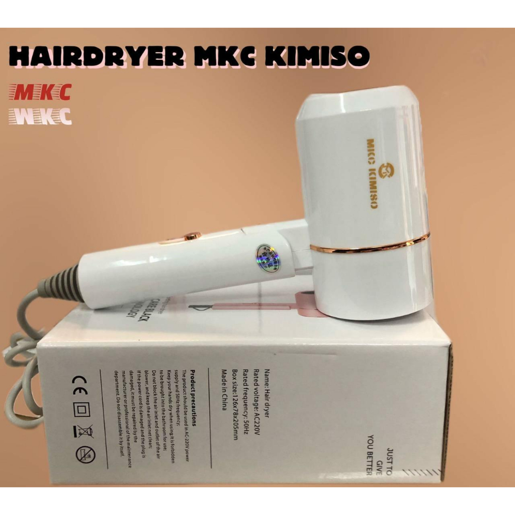 Hairdryer Pengering Rambut DFC Hair Dryer Simple bisa dibawa kemana-mana