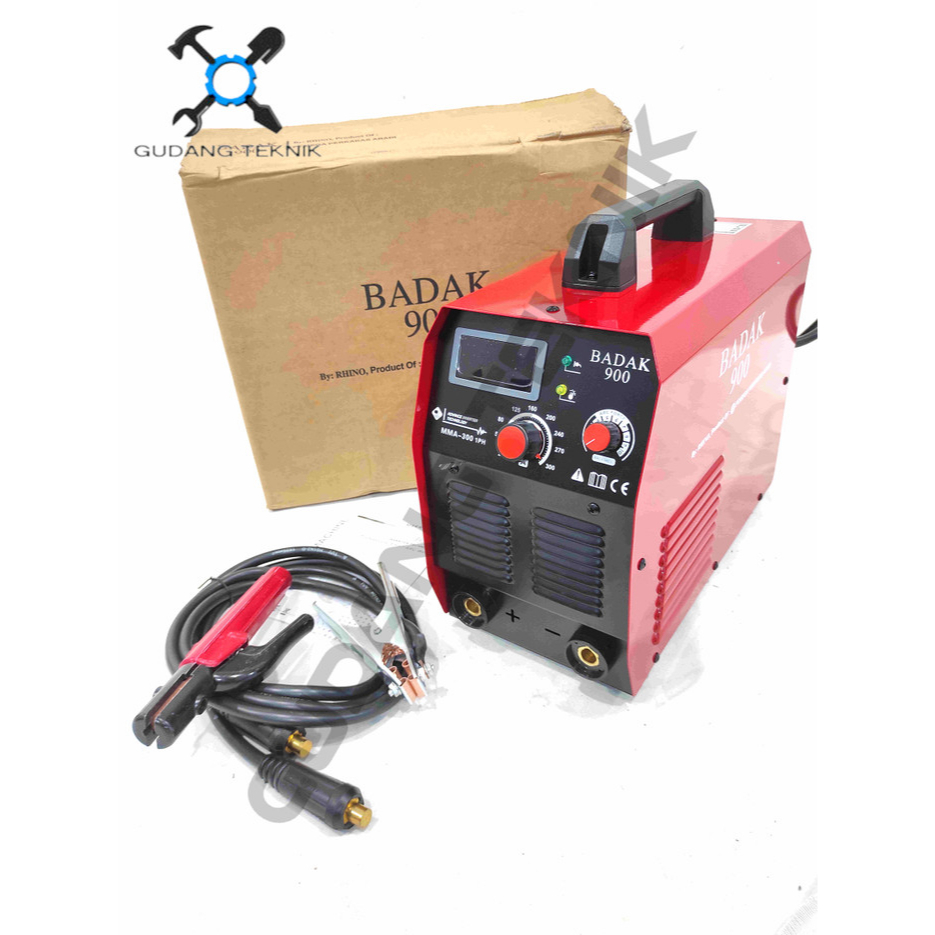 Mesin Las Trafo 1Phase MMA 300 BADAK RHINO / Inverter Welding Mesin Las Listrik Travo MMA300 BADAK RHINO